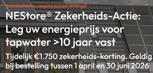€1.750 incl. btw korting op de consumentenadviesprijs van NEStore®