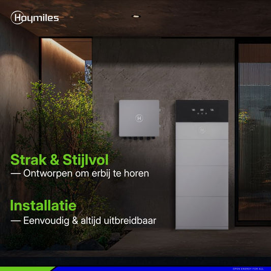 Hoymiles batterijen klaar voor de moderne grootverbruiker naar  64 kWh