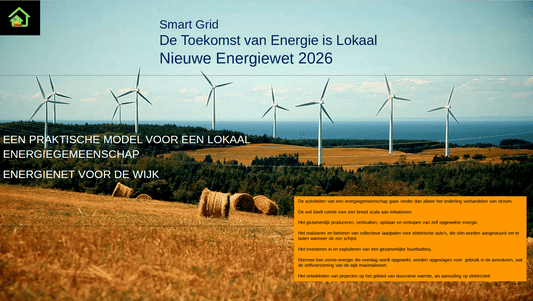 De Toekomst van Energie is Lokaal Nieuwe energiewet 2026 inclusief oplevering Nederland