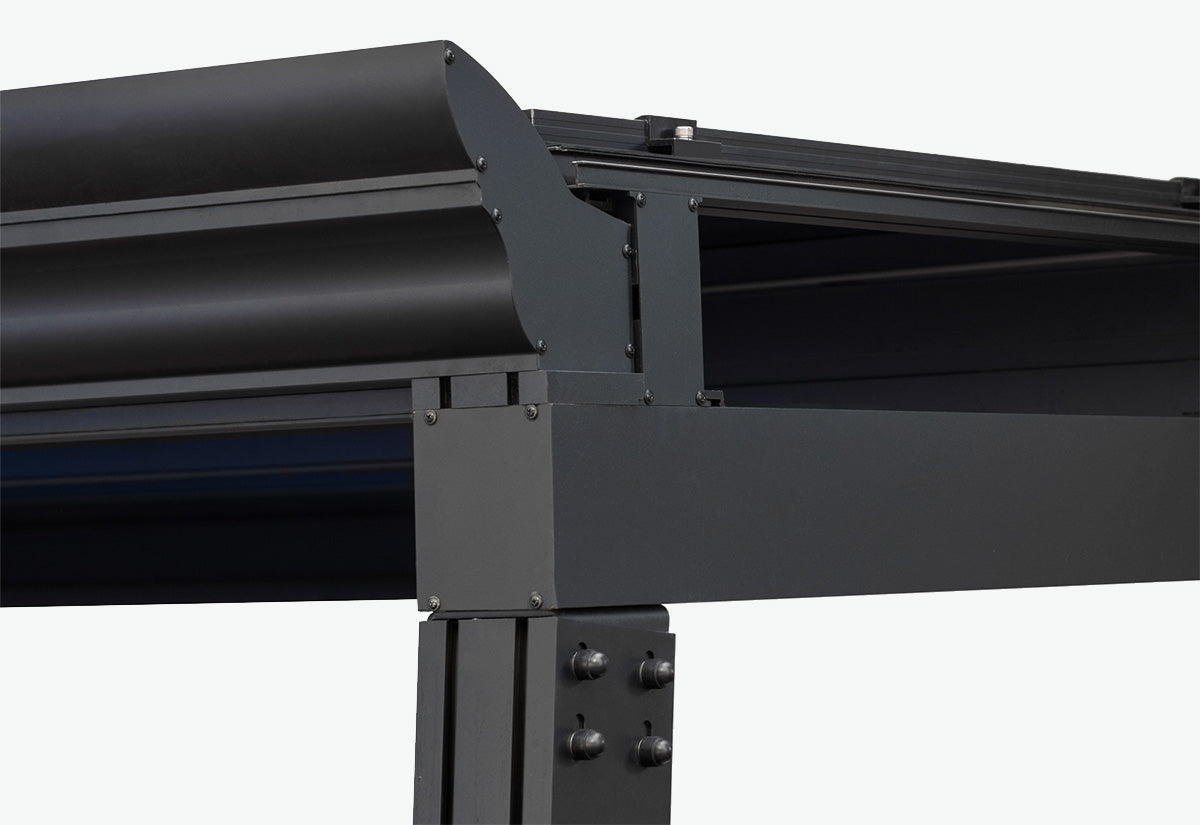 DUO wand carport met 20 glas glas zonnepanelen incl. btw en transport  met een totaal vermogen van 8.8 kWp