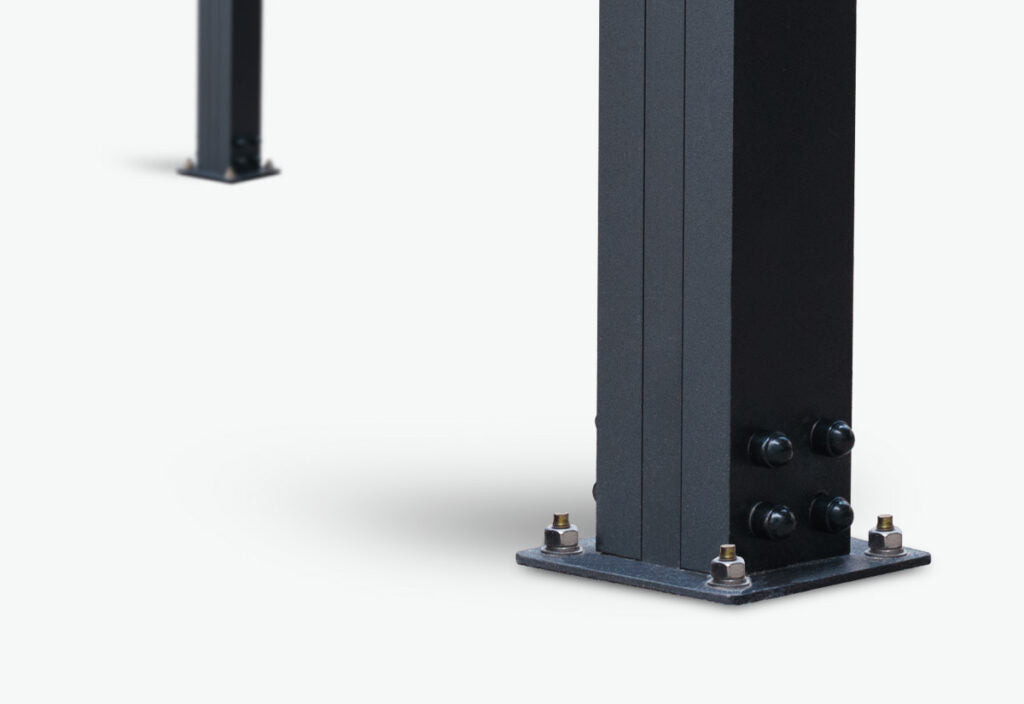 Enkel Solar carport Nova  met 9 glas glas zonnepanelen compleet pakket  incl btw en transport - solar vermogen 3.96  kWp